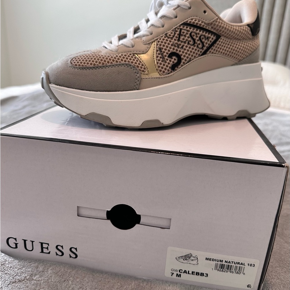 Guess Women's Sneakers in Gray and White